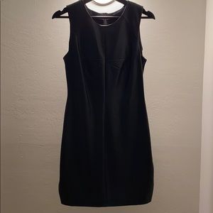 TART black pleather front dress